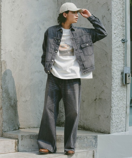 RAGEBLUE（レイジブルー）の「ヴィンテージライク/アソートデニムジャケット（デニムジャケット・メンズ・ネイビー/ブルー系その他/ブラック/グレー・FREE/MEDIUM）」の14枚目の写真