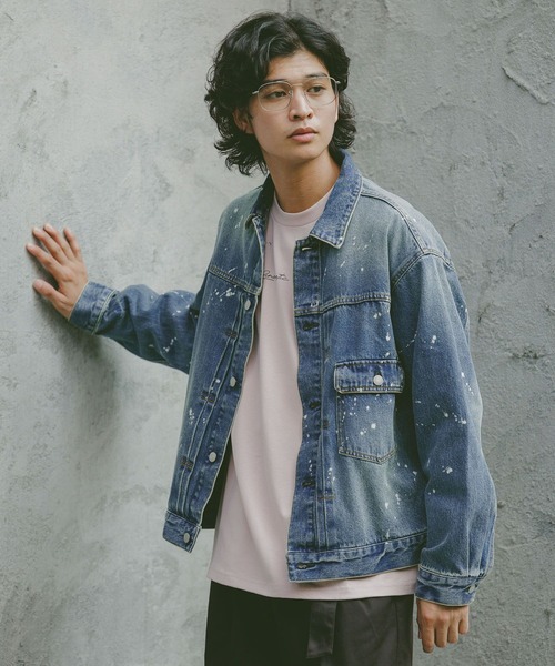 RAGEBLUE（レイジブルー）の「ヴィンテージライク/アソートデニムジャケット（デニムジャケット・メンズ・ネイビー/ブルー系その他/ブラック/グレー・FREE/MEDIUM）」の21枚目の写真