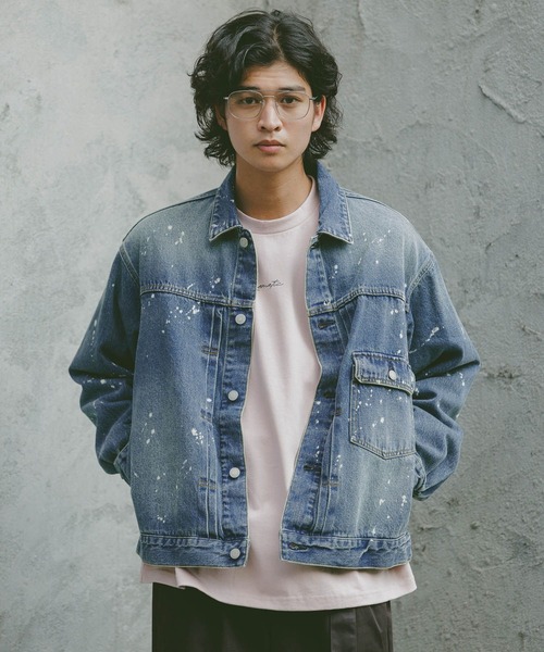 セール】ヴィンテージライク/アソートデニムジャケット（デニム