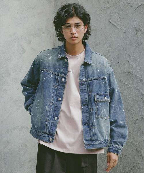 セール】ヴィンテージライク/アソートデニムジャケット（デニム