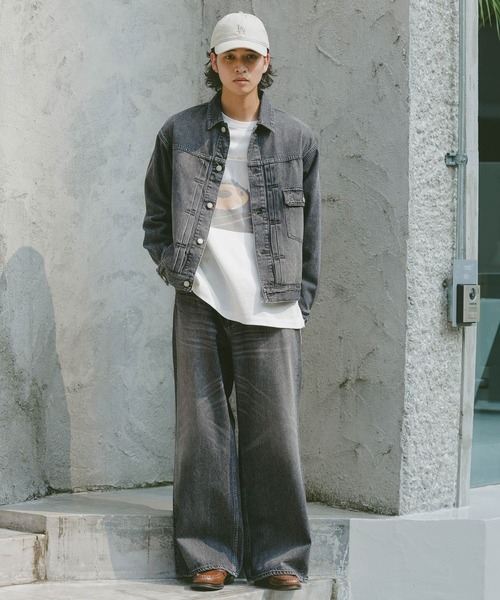 RAGEBLUE（レイジブルー）の「ヴィンテージライク/アソートデニムジャケット（デニムジャケット・メンズ・ネイビー/ブルー系その他/ブラック/グレー・FREE/MEDIUM）」の12枚目の写真