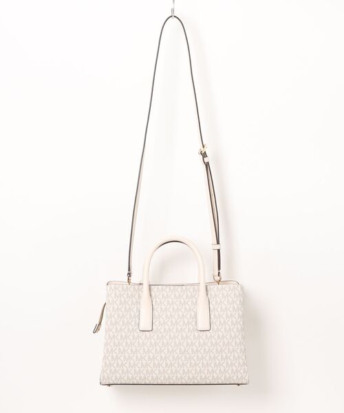 MICHAEL KORS（マイケルコース）の「RUTHIE サッチェル スモール - MKシグネチャー（ハンドバッグ・レディース・ホワイト系その他・FREE）」の5枚目の写真
