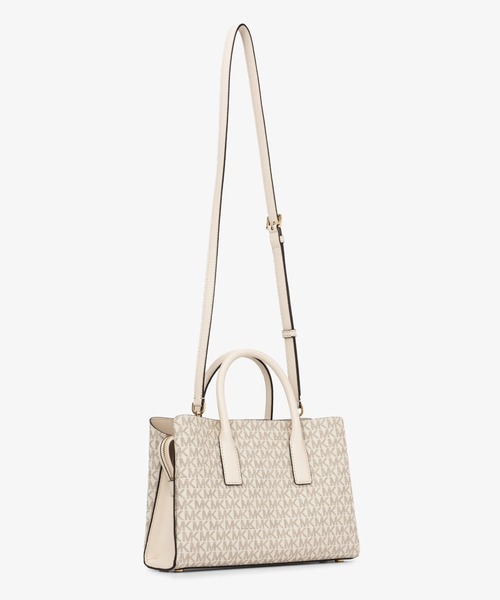MICHAEL KORS（マイケルコース）の「RUTHIE サッチェル スモール - MKシグネチャー（ハンドバッグ・レディース・ホワイト系その他・FREE）」の3枚目の写真