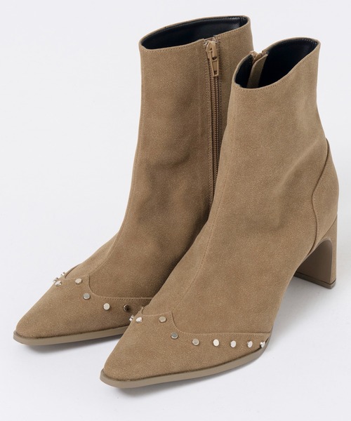 MAISON SPECIAL(メゾンスペシャル)の「Western Short Boots/ウエスタンショートブーツ(ブーツ・レディース・ブラック/ベージュ/マルチ・36/37/38)」の2枚目の写真
