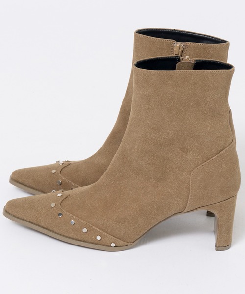 MAISON SPECIAL(メゾンスペシャル)の「Western Short Boots/ウエスタンショートブーツ(ブーツ・レディース・ブラック/ベージュ/マルチ・36/37/38)」の8枚目の写真
