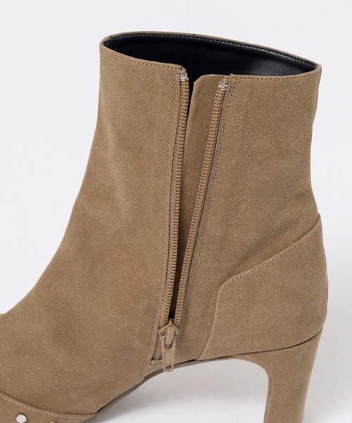 MAISON SPECIAL(メゾンスペシャル)の「Western Short Boots/ウエスタンショートブーツ(ブーツ・レディース・ブラック/ベージュ/マルチ・36/37/38)」の11枚目の写真