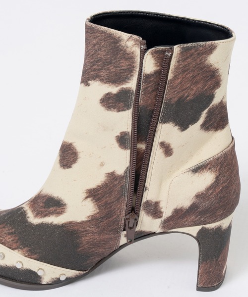 MAISON SPECIAL(メゾンスペシャル)の「Western Short Boots/ウエスタンショートブーツ(ブーツ・レディース・ブラック/ベージュ/マルチ・36/37/38)」の7枚目の写真