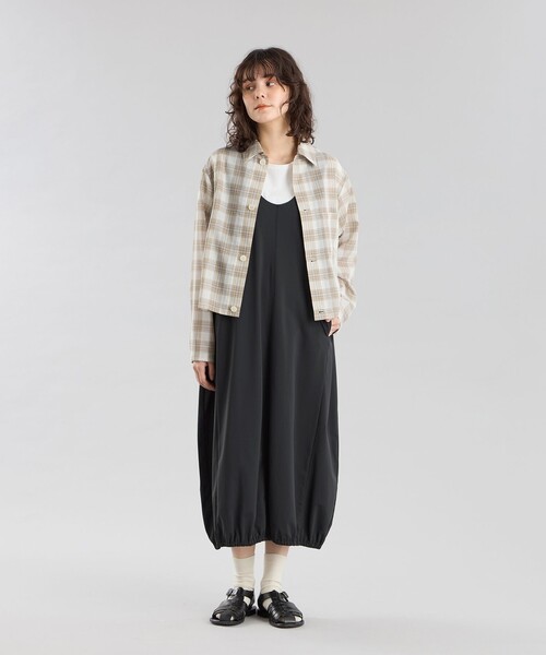 MACKINTOSH PHILOSOPHY（ﾏｯｷﾝﾄｯｼｭ ﾌｨﾛｿﾌｨｰ）の「GREY LABEL シアーチェックHARLTON（シャツ/ブラウス・レディース・ブルー系その他7/ベージュ系その他4・2/6）」の4枚目の写真