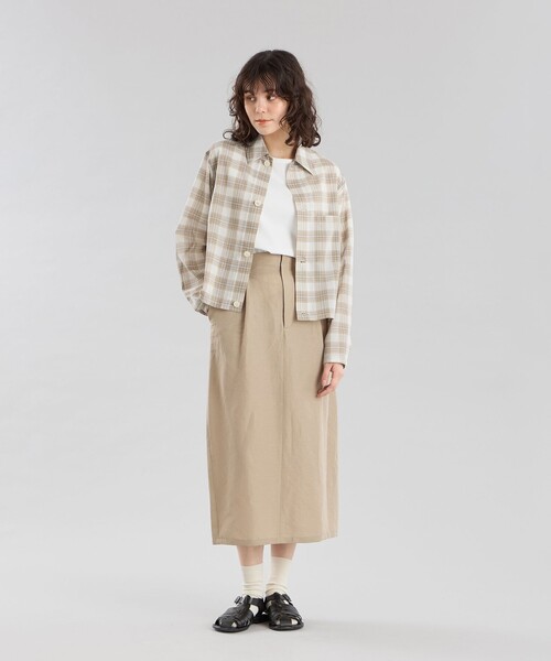 MACKINTOSH PHILOSOPHY（ﾏｯｷﾝﾄｯｼｭ ﾌｨﾛｿﾌｨｰ）の「GREY LABEL シアーチェックHARLTON（シャツ/ブラウス・レディース・ブルー系その他7/ベージュ系その他4・2/6）」の5枚目の写真
