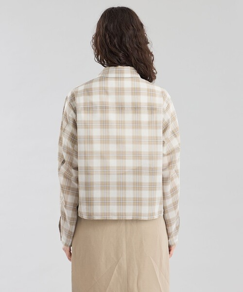 MACKINTOSH PHILOSOPHY（ﾏｯｷﾝﾄｯｼｭ ﾌｨﾛｿﾌｨｰ）の「GREY LABEL シアーチェックHARLTON（シャツ/ブラウス・レディース・ブルー系その他7/ベージュ系その他4・2/6）」の8枚目の写真