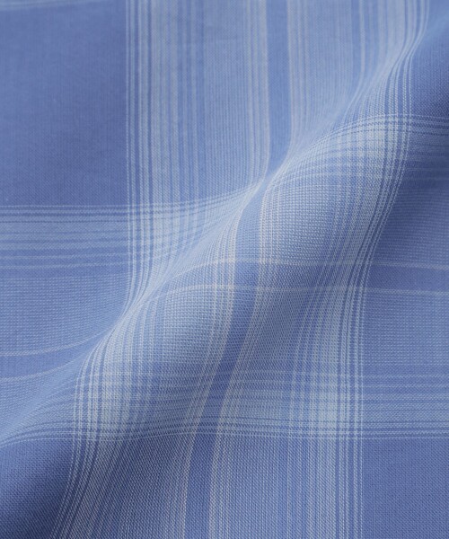 MACKINTOSH PHILOSOPHY（ﾏｯｷﾝﾄｯｼｭ ﾌｨﾛｿﾌｨｰ）の「GREY LABEL シアーチェックHARLTON（シャツ/ブラウス・レディース・ブルー系その他7/ベージュ系その他4・2/6）」の13枚目の写真