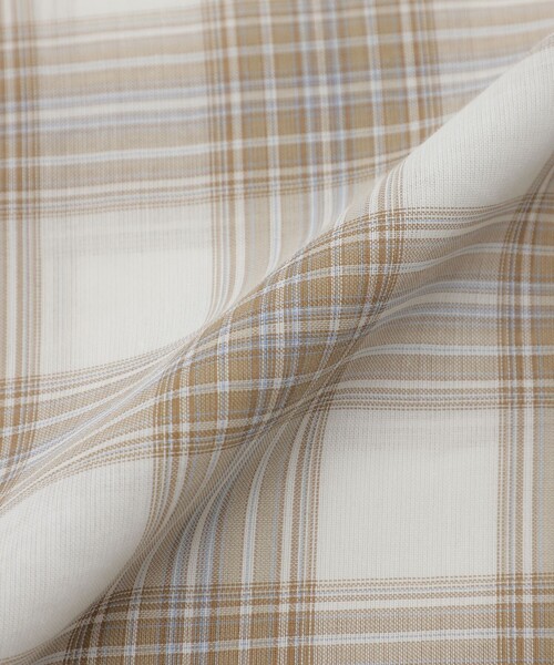 MACKINTOSH PHILOSOPHY（ﾏｯｷﾝﾄｯｼｭ ﾌｨﾛｿﾌｨｰ）の「GREY LABEL シアーチェックHARLTON（シャツ/ブラウス・レディース・ブルー系その他7/ベージュ系その他4・2/6）」の14枚目の写真