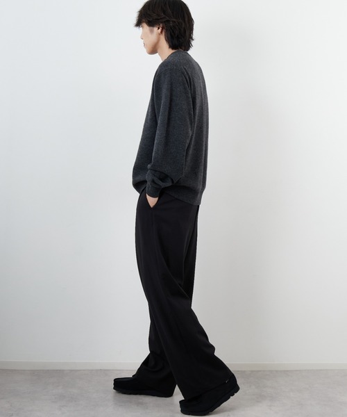 DANTON クルーネックプルオーバー 40 ニット Danton ニット [DANTON/ダントン] ワンポイントクルーネック