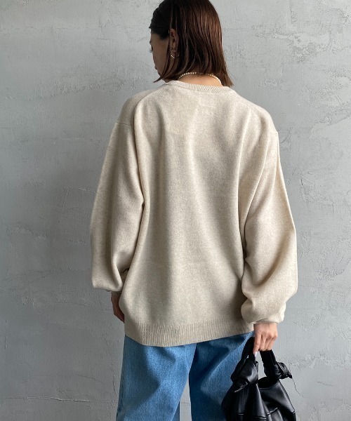 ぱ*ち様 DANTON ダントン　アイボリー　ウール　ニット プルオーバー　サイ 楽天市場】ダントン DANTON/ニット/ラムウール クルーネック