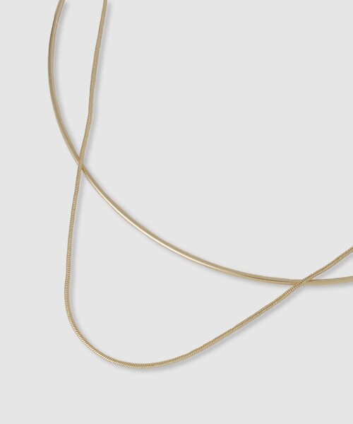 allureville（アルアバイル）の「◇2連チョーカー（ネックレス・レディース・ゴールド・FREE）」の2枚目の写真