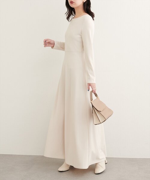 WEB限定／〈osono〉前後2WAYカットジョーゼットフレアワンピース