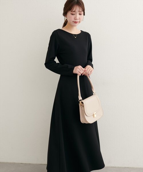 WEB限定／〈osono〉前後2WAYカットジョーゼットフレアワンピース