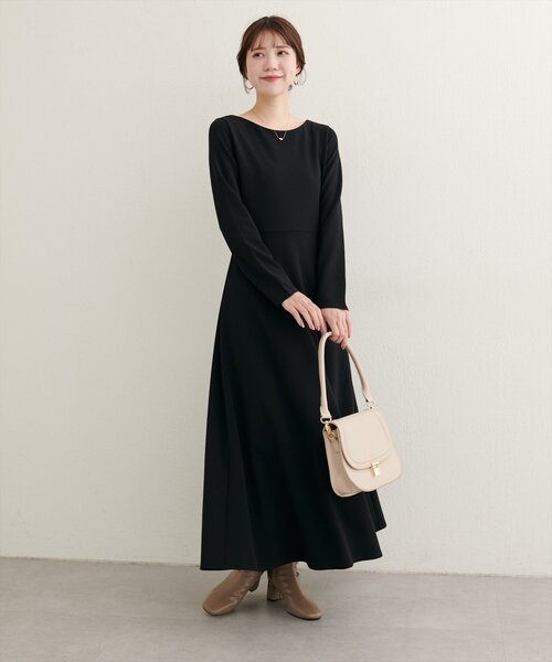 WEB限定／〈osono〉前後2WAYカットジョーゼットフレアワンピース