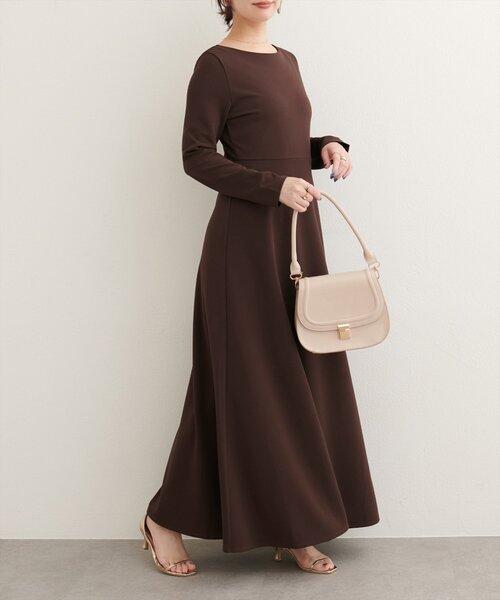 WEB限定／〈osono〉前後2WAYカットジョーゼットフレアワンピース