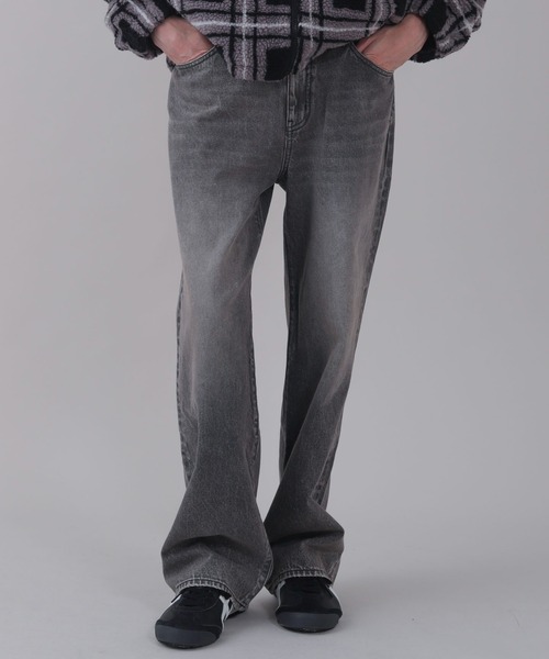 WEGO（ウィゴー）の「WEGO/ストレートデニムパンツ（デニムパンツ・メンズ・コバルトブルー/グレー系その他/スカイブルー/インディゴブルー/ブラック系1/ブルー・LARGE/MEDIUM/SMALL）」の2枚目の写真