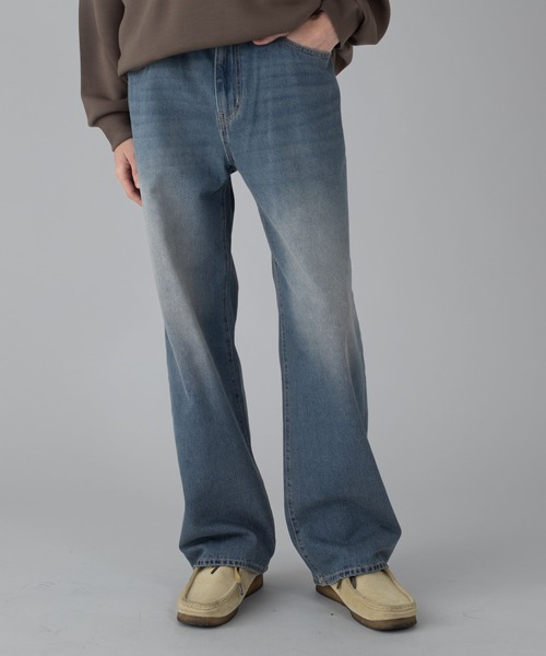 WEGO（ウィゴー）の「WEGO/ストレートデニムパンツ（デニムパンツ・メンズ・コバルトブルー/グレー系その他/スカイブルー/インディゴブルー/ブラック系1/ブルー・LARGE/MEDIUM/SMALL）」の6枚目の写真