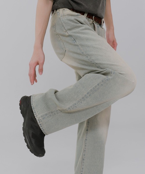 WEGO（ウィゴー）の「WEGO/ストレートデニムパンツ（デニムパンツ・メンズ・コバルトブルー/グレー系その他/スカイブルー/インディゴブルー/ブラック系1/ブルー・LARGE/MEDIUM/SMALL）」の10枚目の写真