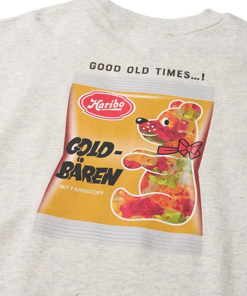 ADPOSION（アドポーション）の「【HARIBO / ハリボー】レトログラフィックプリント スウェットトレーナー（スウェット・レディース・ネイビー/アイボリー/チャコールグレー・MEDIUM/X-LARGE/LARGE）」の10枚目の写真