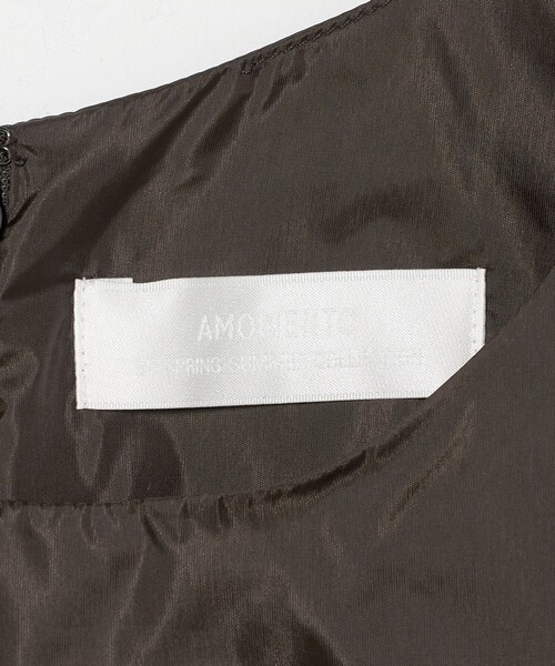 Steven Alan（スティーブンアラン）の「＜AMOMENTO＞VOLUME MINI DRESS/ワンピース（ワンピース・レディース・ダークブラウン・0）」の8枚目の写真