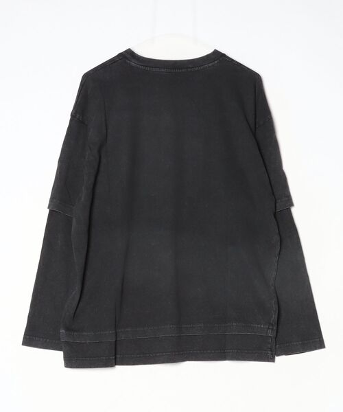 REPLAY(リプレイ)の「オーバーサイズ・ラウンドネックロングTシャツ(Tシャツ/カットソー・レディース・ダークブラック・MEDIUM/SMALL/X-SMALL/XX-SMALL)」の8枚目の写真