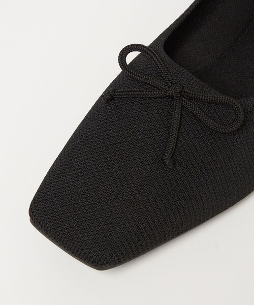 green label relaxing（グリーンレーベルリラクシング）の「ウェルネス スクエア バレエシューズ / フラットシューズ 撥水 ウォッシャブル（バレエシューズ・レディース・ブラック/モカ/その他1・22.5cm/23cm/23.5cm/24cm/24.5cm/25cm）」の10枚目の写真