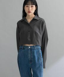 KBF | 『WEB限定』オープンカラーシャツ(シャツ/ブラウス)