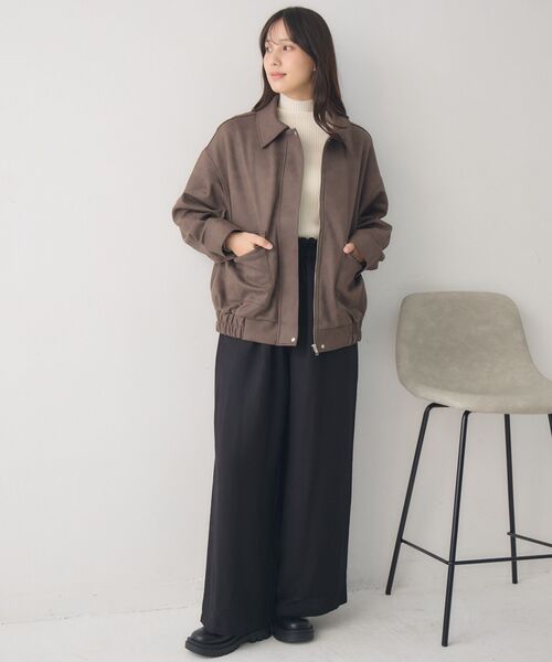 RETRO GIRL（レトロガール）の「スエードBZ（ブルゾン・レディース・ブラウン/キャメル/チャコールグレー・FREE）」の22枚目の写真