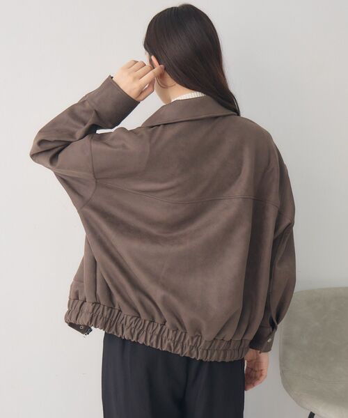 RETRO GIRL（レトロガール）の「スエードBZ（ブルゾン・レディース・ブラウン/キャメル/チャコールグレー・FREE）」の16枚目の写真