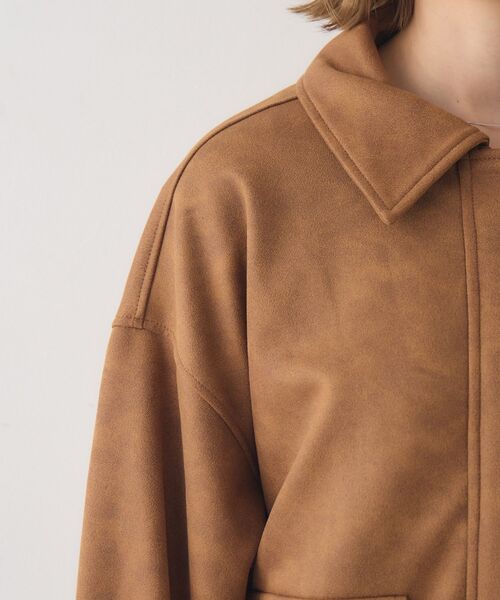 RETRO GIRL（レトロガール）の「スエードBZ（ブルゾン・レディース・ブラウン/キャメル/チャコールグレー・FREE）」の13枚目の写真