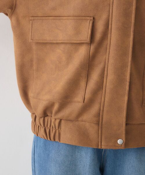 RETRO GIRL（レトロガール）の「スエードBZ（ブルゾン・レディース・ブラウン/キャメル/チャコールグレー・FREE）」の11枚目の写真