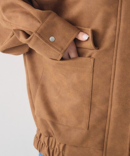 RETRO GIRL（レトロガール）の「スエードBZ（ブルゾン・レディース・ブラウン/キャメル/チャコールグレー・FREE）」の10枚目の写真