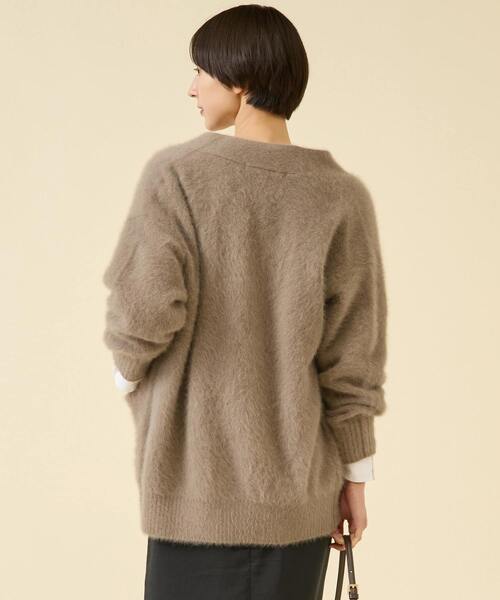 martinique(マルティニーク)の「《定番》FOXファーカーディガン(カーディガン/ボレロ・レディース・チャコールグレー/サックスブルー/ブラウン系その他・FREE)」の5枚目の写真