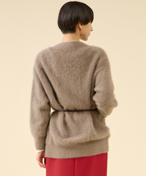 martinique(マルティニーク)の「《定番》FOXファーカーディガン(カーディガン/ボレロ・レディース・チャコールグレー/サックスブルー/ブラウン系その他・FREE)」の8枚目の写真