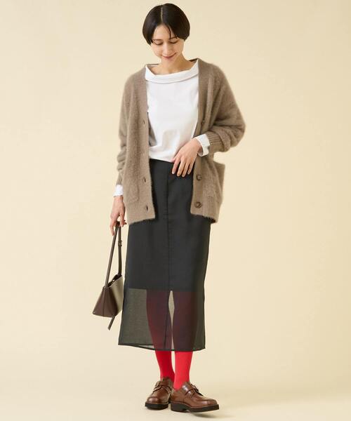 martinique(マルティニーク)の「《定番》FOXファーカーディガン(カーディガン/ボレロ・レディース・チャコールグレー/サックスブルー/ブラウン系その他・FREE)」の9枚目の写真