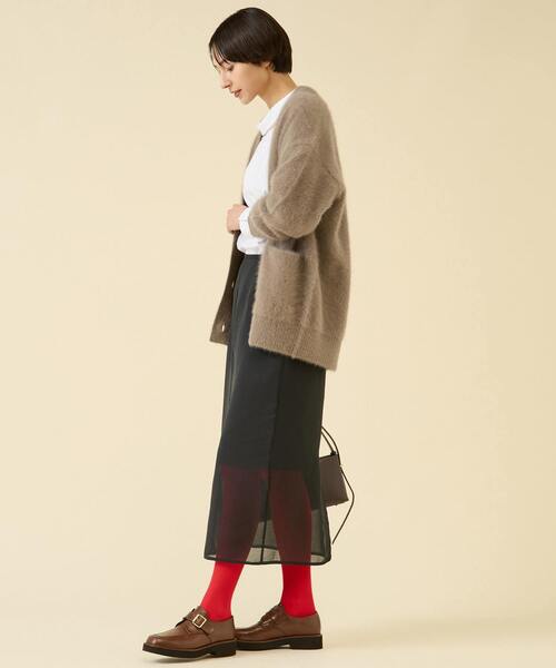 martinique(マルティニーク)の「《定番》FOXファーカーディガン(カーディガン/ボレロ・レディース・チャコールグレー/サックスブルー/ブラウン系その他・FREE)」の10枚目の写真