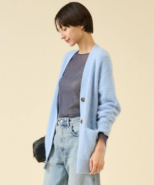 martinique(マルティニーク)の「《定番》FOXファーカーディガン(カーディガン/ボレロ・レディース・チャコールグレー/サックスブルー/ブラウン系その他・FREE)」の15枚目の写真