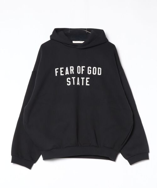 FOG ESSENTIALS（エフオージーエッセンシャルズ）の「ESSENTIALS/エッセンシャルズ/FLEECE HOODIE（パーカー・メンズ・ブラック/マルチ・S/M/L/XS）」の2枚目の写真