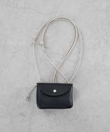 PR01.（ピーアールワン）の「SENTI SHRINK LEATHER NECKWALLET シュリンクレザーネックウォレット（ポーチ）」