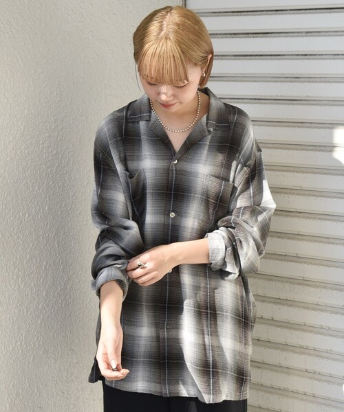 City Ambient Products（シティアンビエントプロダクツ）の「TOWNCRAFT: 60 LOOP COLLER SHIRT（シャツ/ブラウス・メンズ・ブラック/グリーン/グレー・LARGE/MEDIUM/SMALL）」の7枚目の写真