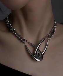 CELENA BEATS（セレナビーツ）の「メタル チョーカー ネックレス 太チェーン × アートモチーフ（ネックレス）」