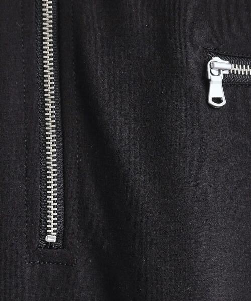 tk.TAKEO KIKUCHI(ティーケータケオキクチ)の「ポロ衿ハーフジップ(ポロシャツ・メンズ・ブラック/ホワイト/ブラウン系その他・02/03)」の5枚目の写真