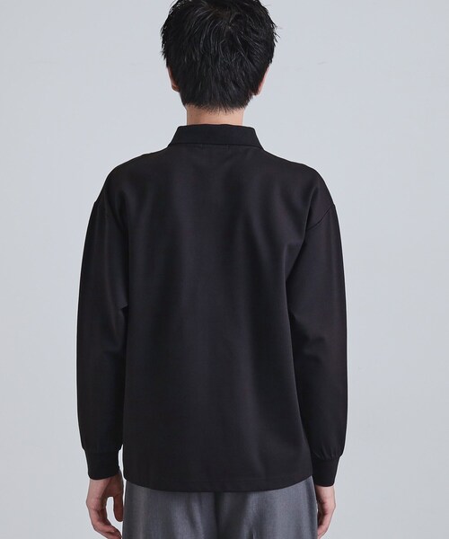 tk.TAKEO KIKUCHI(ティーケータケオキクチ)の「ポロ衿ハーフジップ(ポロシャツ・メンズ・ブラック/ホワイト/ブラウン系その他・02/03)」の19枚目の写真