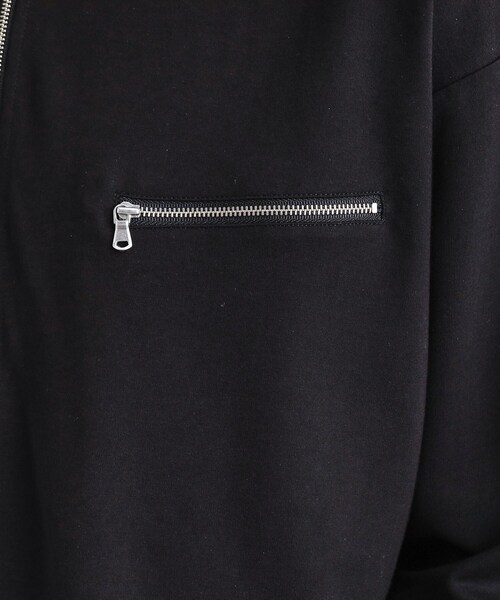 tk.TAKEO KIKUCHI(ティーケータケオキクチ)の「ポロ衿ハーフジップ(ポロシャツ・メンズ・ブラック/ホワイト/ブラウン系その他・02/03)」の14枚目の写真