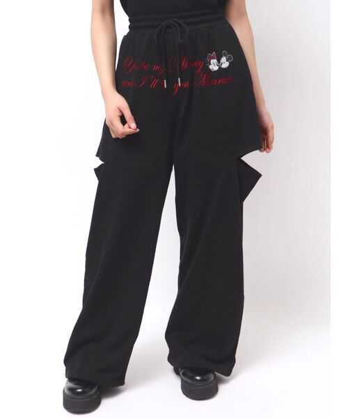 jouetie（ジュエティ）の「【Mickey&Minnie】カットアウトスウェットパンツ（スウェットパンツ・レディース・ブラウン/ブラック/グレー・MEDIUM）」の20枚目の写真