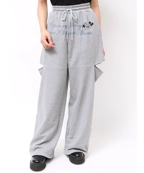 jouetie（ジュエティ）の「【Mickey&Minnie】カットアウトスウェットパンツ（スウェットパンツ・レディース・ブラウン/ブラック/グレー・MEDIUM）」の22枚目の写真